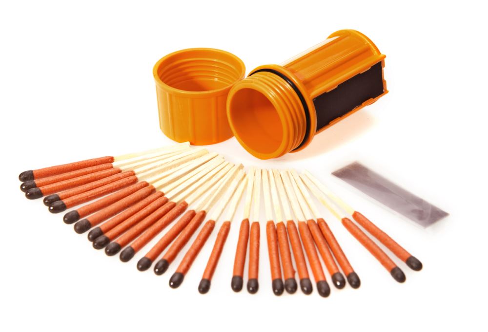 UCO Stormproof Matches in Container Orange