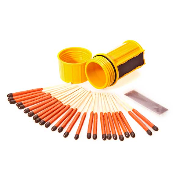 UCO Stormproof Matches in Container Yellow